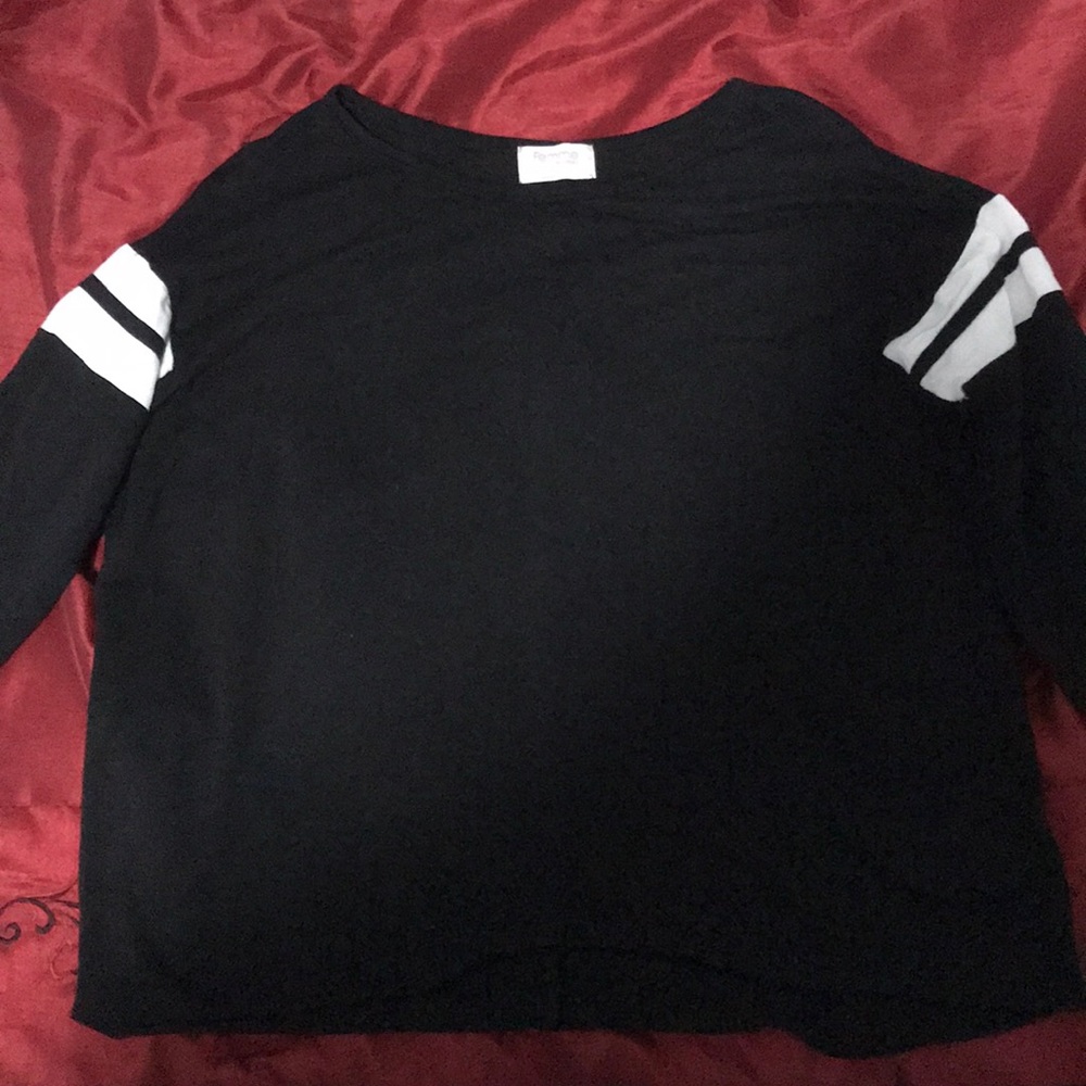 Black with stripes on the arms